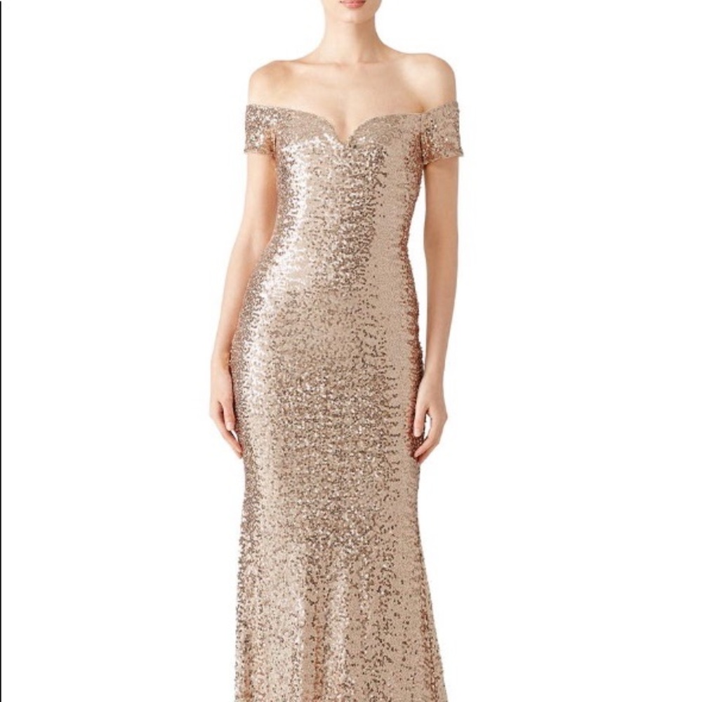 🚫 sold 🚫Badgley Mischka Blush Gold